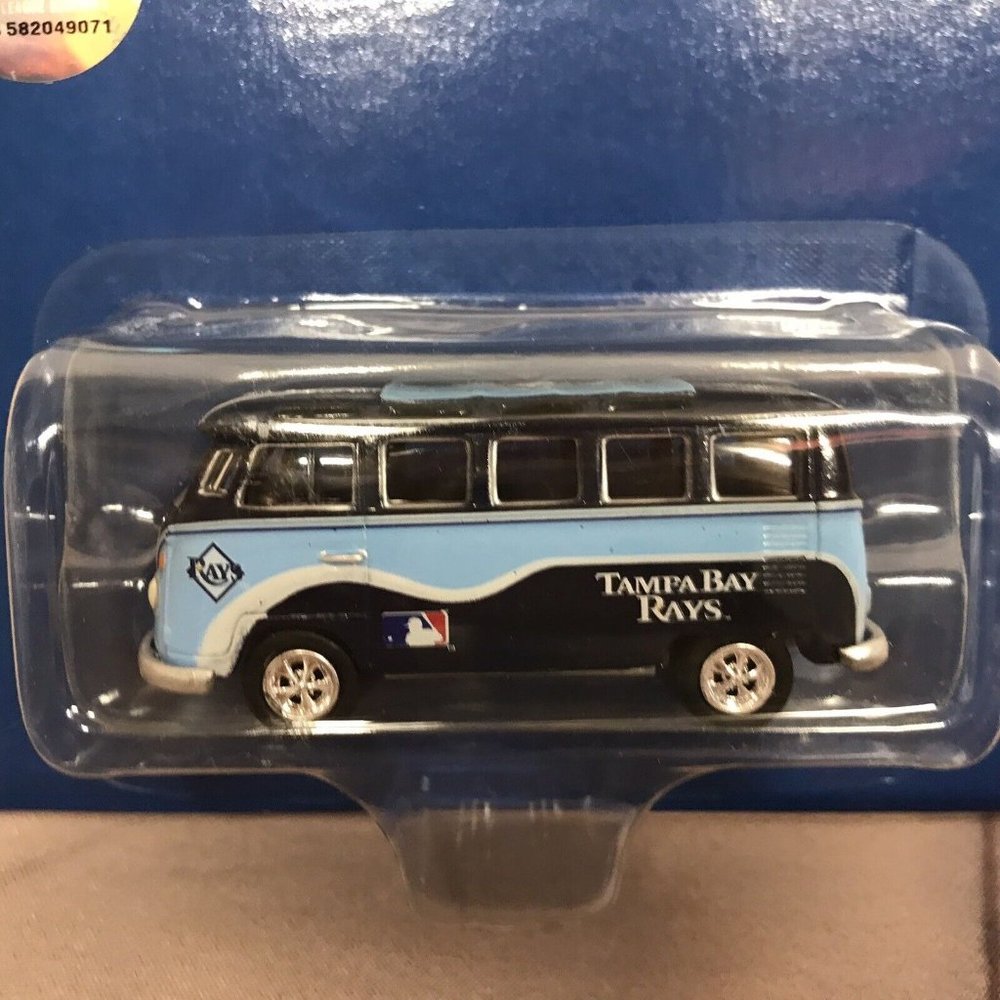 Tampa Bay Rays Die Cast Volkswagen Bus 1:64 MLB 2008 Press Pass Collectible New - Picture 2 of 6